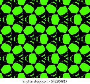 Abstract background. Green geometric seamless pattern in modern stylish. Vector seamless pattern