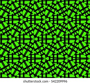 Abstract background. Green geometric seamless pattern in modern stylish. Vector seamless pattern