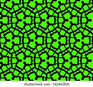 Abstract background. Green geometric seamless pattern in modern stylish. Vector seamless pattern