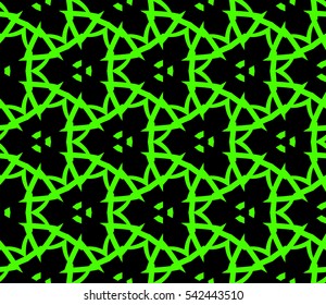 Abstract background. Green geometric seamless pattern in modern stylish. Vector seamless pattern