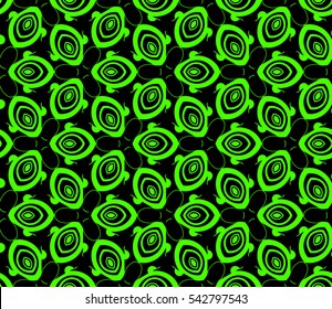 Abstract background. Green geometric seamless pattern in modern stylish. Vector seamless pattern