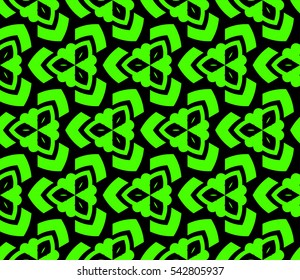 Abstract background. Green geometric seamless pattern in modern stylish. Vector seamless pattern