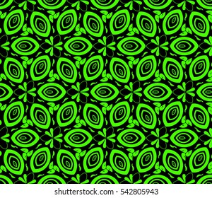 Abstract background. Green geometric seamless pattern in modern stylish. Vector seamless pattern
