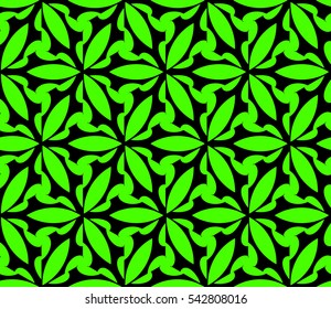 Abstract background. Green geometric seamless pattern in modern stylish. Vector seamless pattern