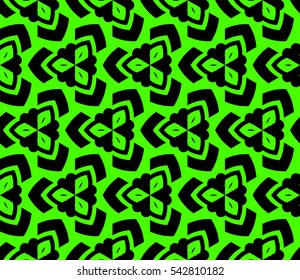 Abstract background. Green geometric seamless pattern in modern stylish. Vector seamless pattern