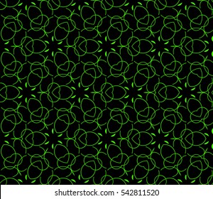 Abstract background. Green geometric seamless pattern in modern stylish. Vector seamless pattern