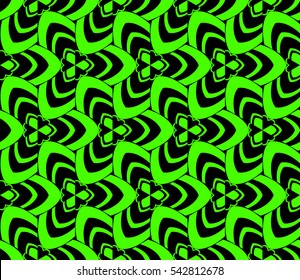 Abstract background. Green geometric seamless pattern in modern stylish. Vector seamless pattern