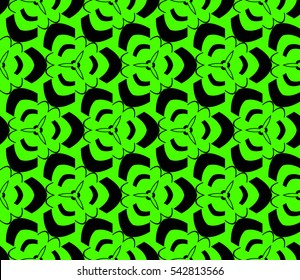 Abstract background. Green geometric seamless pattern in modern stylish. Vector seamless pattern