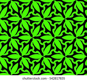 Abstract background. Green geometric seamless pattern in modern stylish. Vector seamless pattern