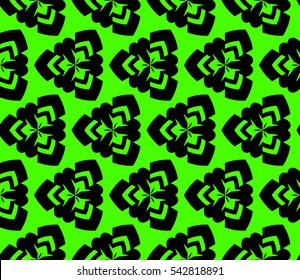 Abstract background. Green geometric seamless pattern in modern stylish. Vector seamless pattern