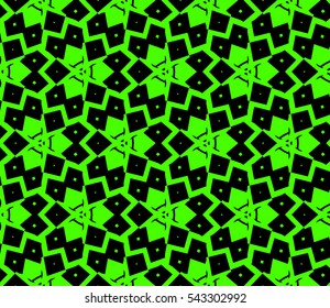 Abstract background. Green geometric seamless pattern in modern stylish. Vector seamless pattern