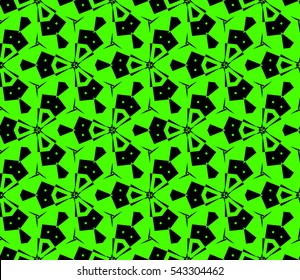 Abstract background. Green geometric seamless pattern in modern stylish. Vector seamless pattern