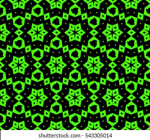 Abstract background. Green geometric seamless pattern in modern stylish. Vector seamless pattern