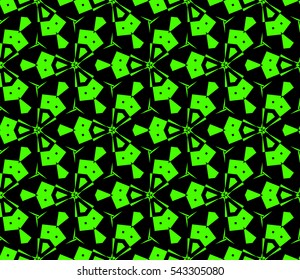 Abstract background. Green geometric seamless pattern in modern stylish. Vector seamless pattern
