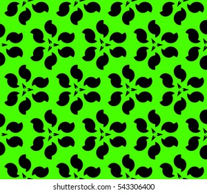 Abstract background. Green geometric seamless pattern in modern stylish. Vector seamless pattern
