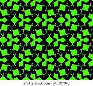 Abstract background. Green geometric seamless pattern in modern stylish. Vector seamless pattern