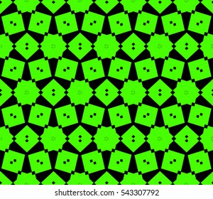 Abstract background. Green geometric seamless pattern in modern stylish. Vector seamless pattern