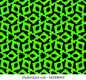 Abstract background. Green geometric seamless pattern in modern stylish. Vector seamless pattern