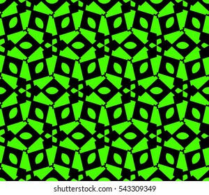 Abstract background. Green geometric seamless pattern in modern stylish. Vector seamless pattern