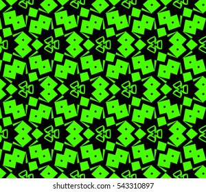 Abstract background. Green geometric seamless pattern in modern stylish. Vector seamless pattern