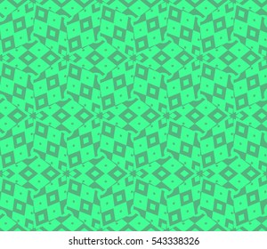 Abstract background. Green geometric seamless pattern in modern stylish. Vector seamless pattern