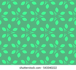 Abstract background. Green geometric seamless pattern in modern stylish. Vector seamless pattern