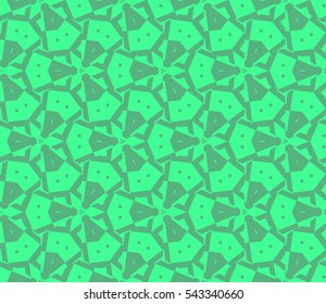 Abstract background. Green geometric seamless pattern in modern stylish. Vector seamless pattern