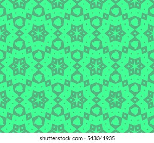 Abstract background. Green geometric seamless pattern in modern stylish. Vector seamless pattern