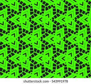 Abstract background. Green geometric seamless pattern in modern stylish. Vector seamless pattern