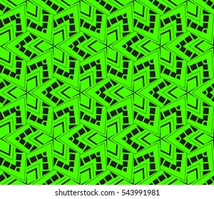 Abstract background. Green geometric seamless pattern in modern stylish. Vector seamless pattern