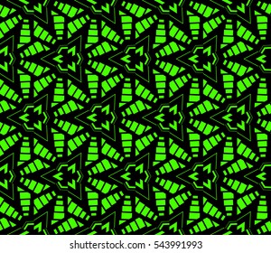Abstract background. Green geometric seamless pattern in modern stylish. Vector seamless pattern