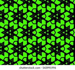 Abstract background. Green geometric seamless pattern in modern stylish. Vector seamless pattern