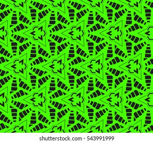 Abstract background. Green geometric seamless pattern in modern stylish. Vector seamless pattern