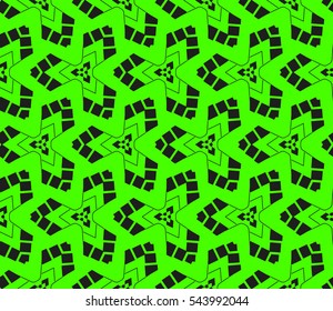 Abstract background. Green geometric seamless pattern in modern stylish. Vector seamless pattern
