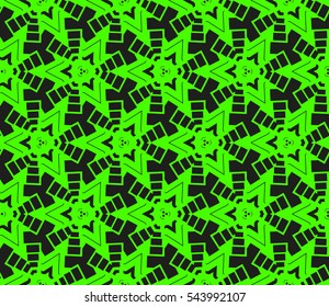 Abstract background. Green geometric seamless pattern in modern stylish. Vector seamless pattern