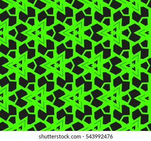 Abstract background. Green geometric seamless pattern in modern stylish. Vector seamless pattern