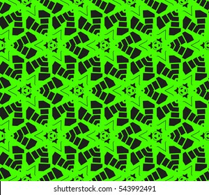 Abstract background. Green geometric seamless pattern in modern stylish. Vector seamless pattern