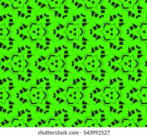 Abstract background. Green geometric seamless pattern in modern stylish. Vector seamless pattern