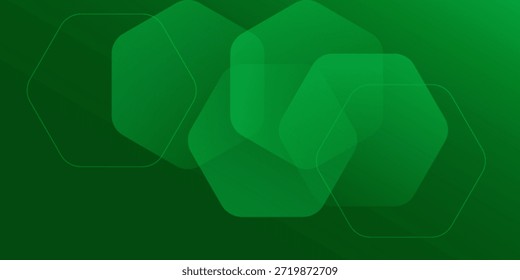Fundo abstrato verde com formas geométricas gradiente design de cor