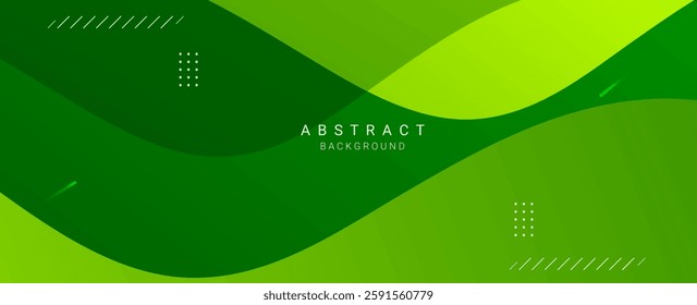abstract background green geometry vector design