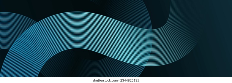 abstract background with green glowing lines