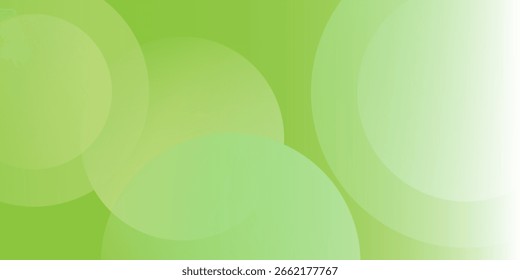 abstract background .green gradation. circle effect style. modern minimalist.eps 10