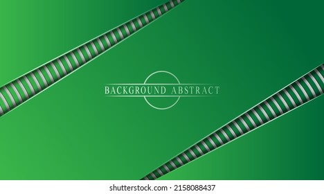 abstract background, green gradation with white strips