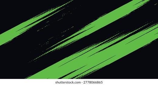 Abstract Background with Green Gradient Brush. Grunge Sports Background