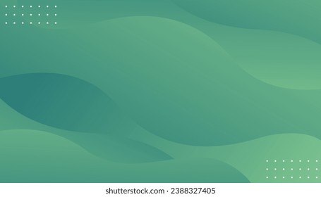 Abstract background with green gradient color. Template for poster, backdrop, book cover, and brochure. Vector illustration