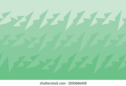 Abstract background with green gradient jagged pattern