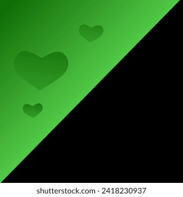 abstract background with green gradient simple,luxury and editable 