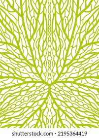abstract background with green leaves vector background