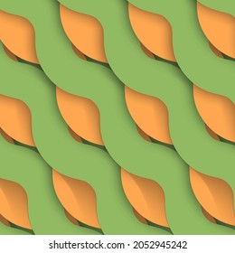 abstract background with green and light orange colors