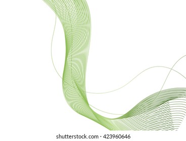 abstract background  green line